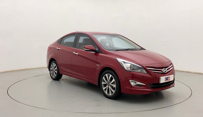 2015 Hyundai Verna FLUIDIC 1.6 CRDI SX, Diesel, Manual, 1,00,003 km, Right Front Diagonal