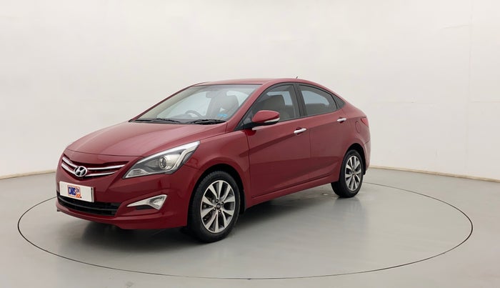 2015 Hyundai Verna FLUIDIC 1.6 CRDI SX, Diesel, Manual, 1,00,003 km, Left Front Diagonal