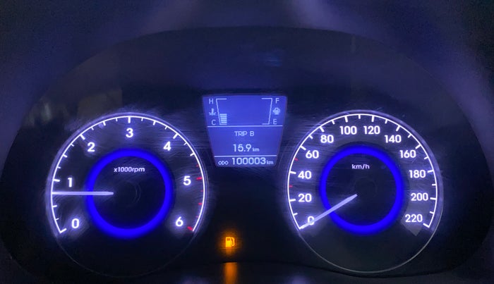 2015 Hyundai Verna FLUIDIC 1.6 CRDI SX, Diesel, Manual, 1,00,003 km, Odometer Image
