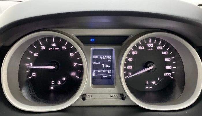2017 Tata TIGOR XZ 1.2 REVOTRON OPT, Petrol, Manual, 43,119 km, Odometer Image