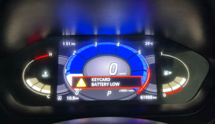2021 Nissan MAGNITE XV PREMIUM TURBO CVT DUAL TONE, Petrol, Automatic, 62,027 km, Odometer Image