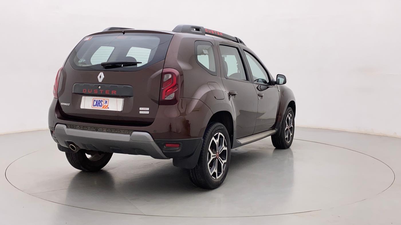 2020 Renault Duster RXZ 1.3 TURBO PETROL CVT, Petrol, Automatic, 46,385 km, Right Back Diagonal