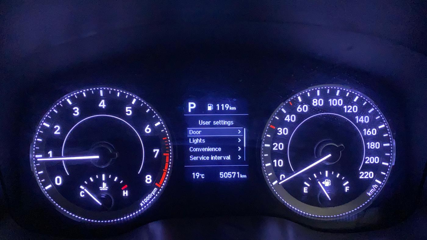 2020 Hyundai VENUE SX PLUS 1.0 TURBO DCT, Petrol, Automatic, 50,605 km, Odometer Image