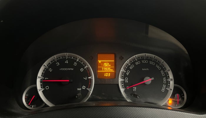 2014 Maruti Swift Dzire VXI, Petrol, Manual, 77,916 km, Odometer Image