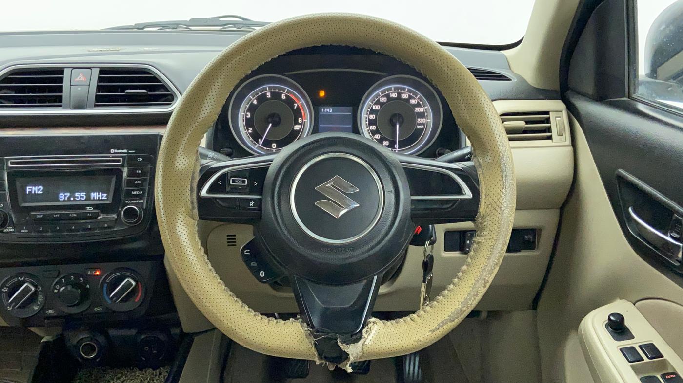 2017 Maruti Dzire VXI, CNG, Manual, 94,235 km, Steering Wheel Close Up