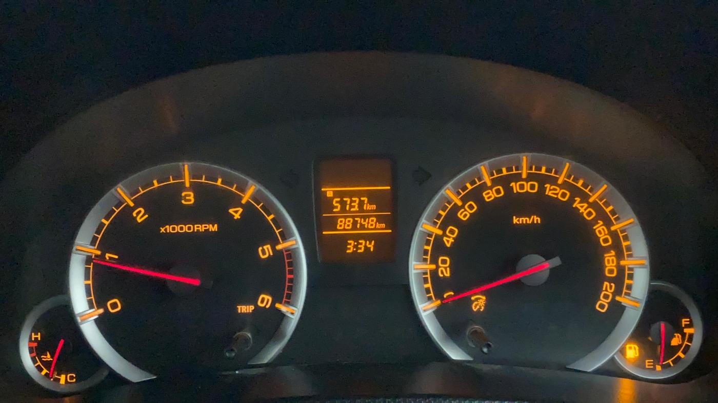 2013 Maruti Swift VDI, Diesel, Manual, 88,748 km, Odometer Image
