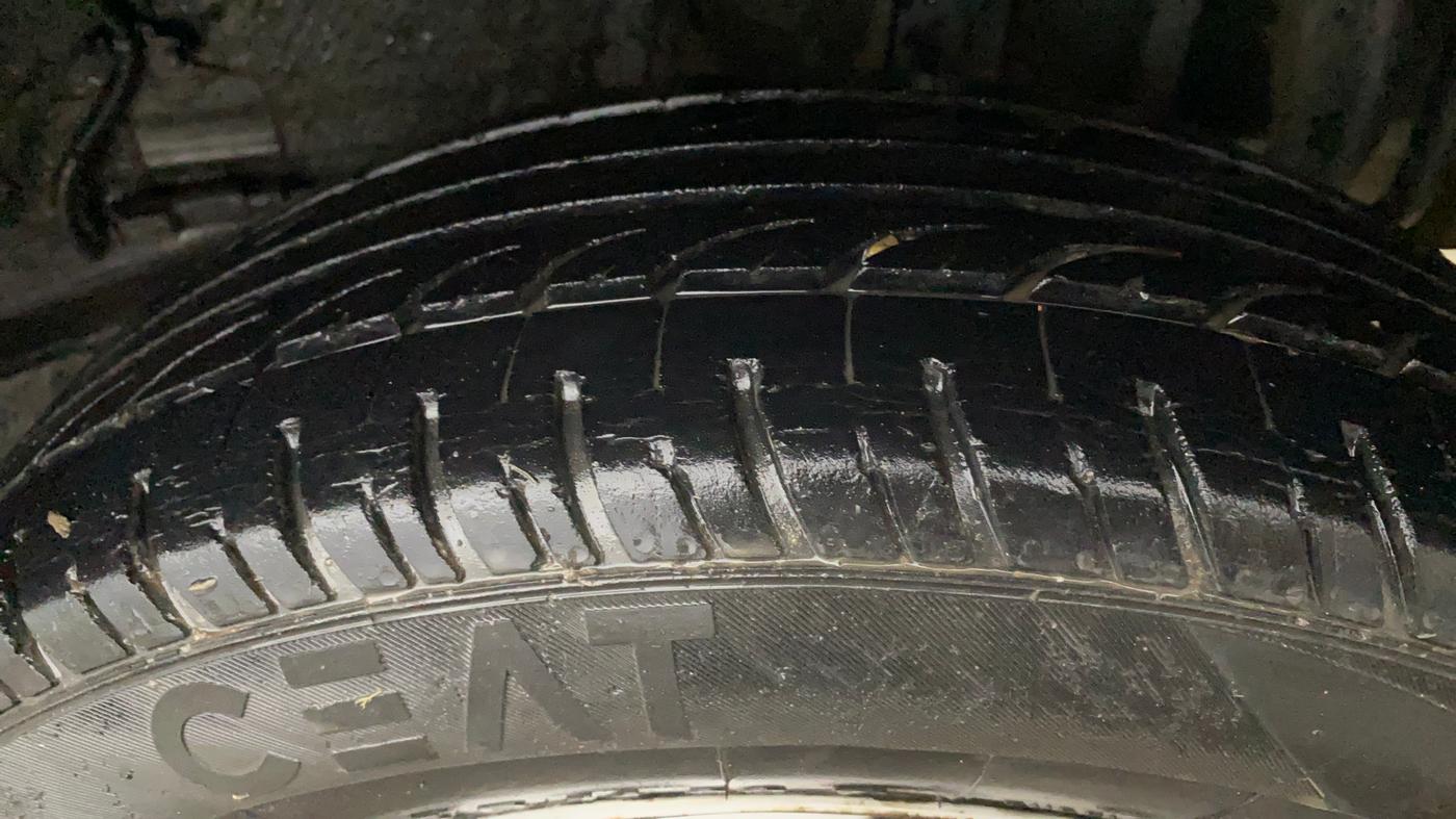 2022 Tata Tiago XM CNG, CNG, Manual, 98,488 km, Left Rear Tyre Tread