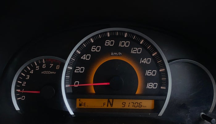 2016 Maruti Wagon R 1.0 VXI AMT, Petrol, Automatic, 91,702 km, Odometer Image