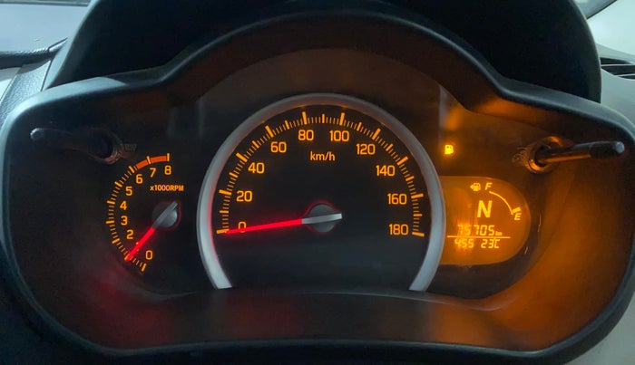 2015 Maruti Celerio VXI AMT, Petrol, Automatic, 75,694 km, Odometer Image