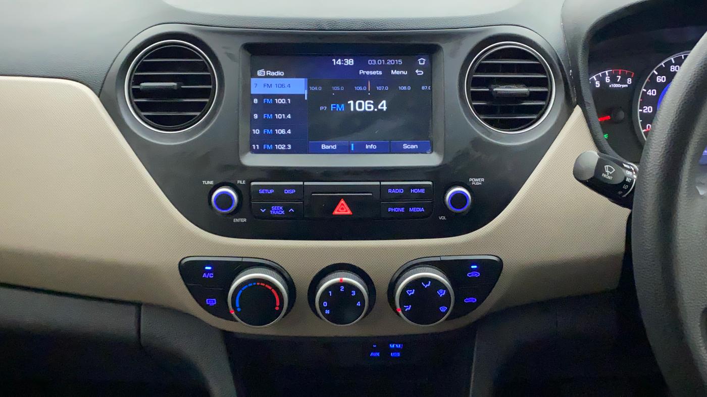 2017 Hyundai Grand i10 SPORTZ (O) AT 1.2 KAPPA VTVT, Petrol, Automatic, 76,899 km, Air Conditioner