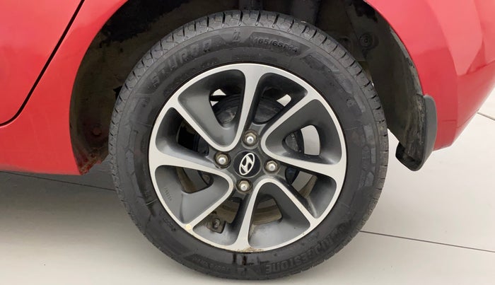 2017 Hyundai Grand i10 SPORTZ (O) AT 1.2 KAPPA VTVT, Petrol, Automatic, 76,899 km, Left Rear Wheel