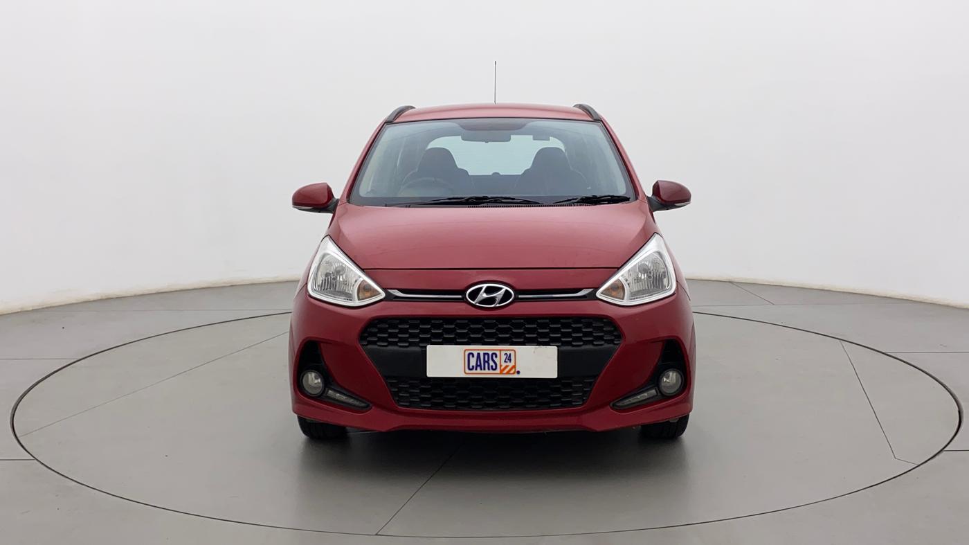 2017 Hyundai Grand i10 SPORTZ (O) AT 1.2 KAPPA VTVT, Petrol, Automatic, 76,899 km, Front