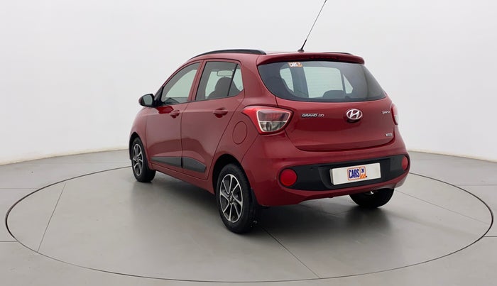 2017 Hyundai Grand i10 SPORTZ (O) AT 1.2 KAPPA VTVT, Petrol, Automatic, 76,899 km, Left Back Diagonal