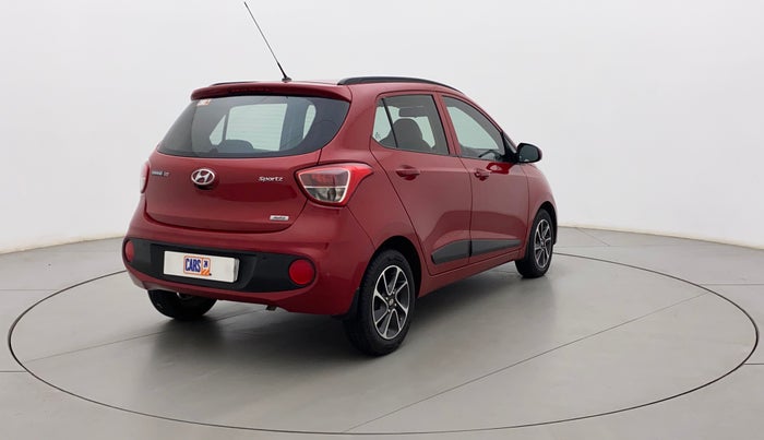 2017 Hyundai Grand i10 SPORTZ (O) AT 1.2 KAPPA VTVT, Petrol, Automatic, 76,899 km, Right Back Diagonal