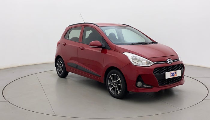 2017 Hyundai Grand i10 SPORTZ (O) AT 1.2 KAPPA VTVT, Petrol, Automatic, 76,899 km, Right Front Diagonal