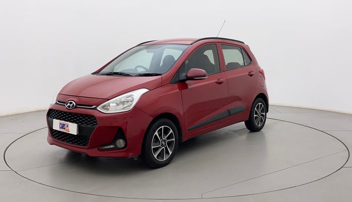2017 Hyundai Grand i10 SPORTZ (O) AT 1.2 KAPPA VTVT, Petrol, Automatic, 76,899 km, Left Front Diagonal