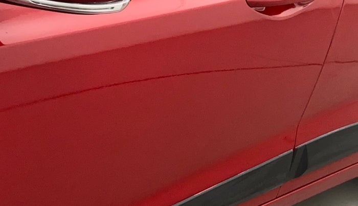 2017 Hyundai Grand i10 SPORTZ (O) AT 1.2 KAPPA VTVT, Petrol, Automatic, 76,899 km, Front passenger door - Slightly dented