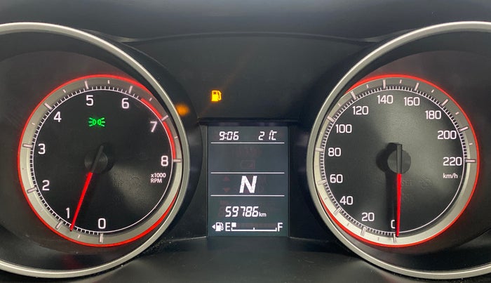 2018 Maruti Swift ZXI (AMT), Petrol, Automatic, 60,011 km, Odometer Image