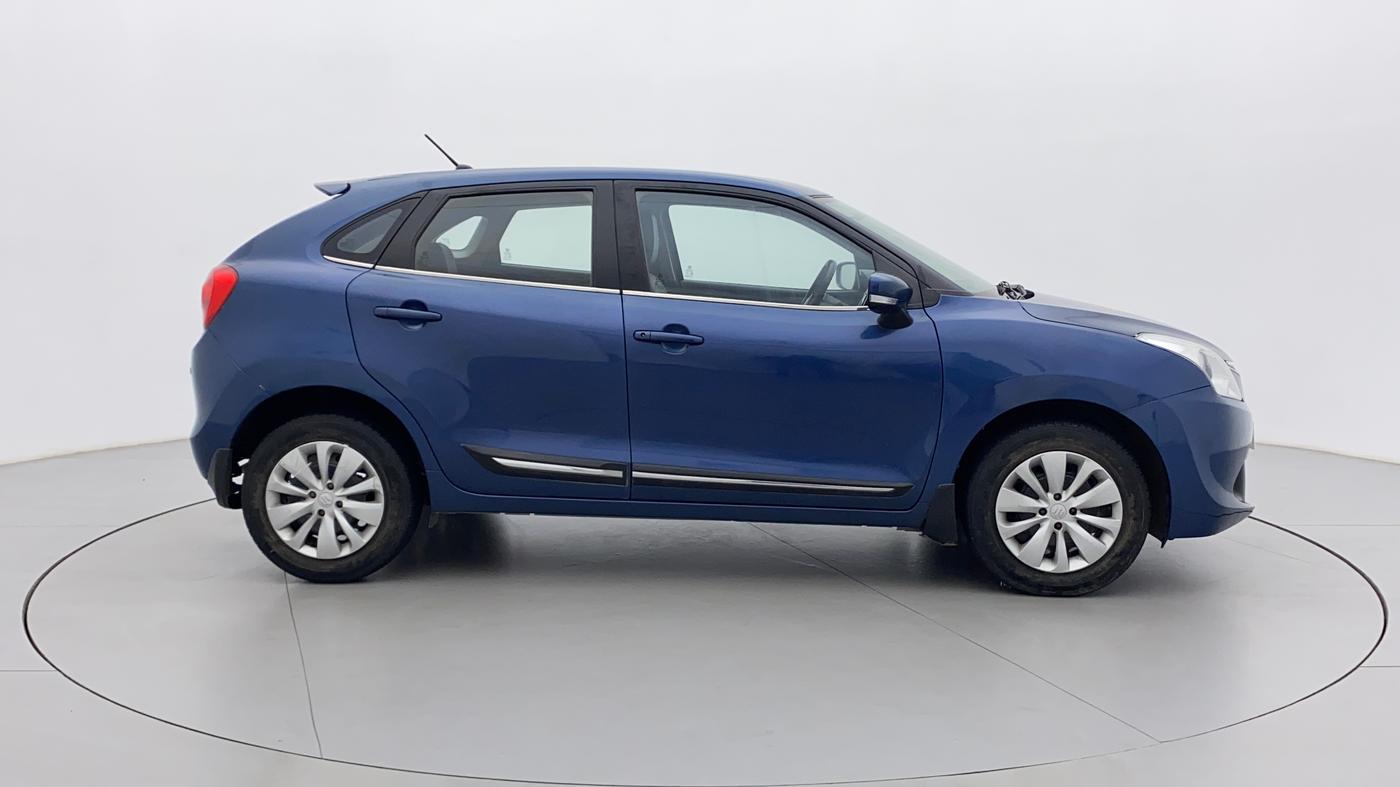2017 Maruti Baleno DELTA PETROL 1.2, Petrol, Manual, 61,496 km, Right Side View