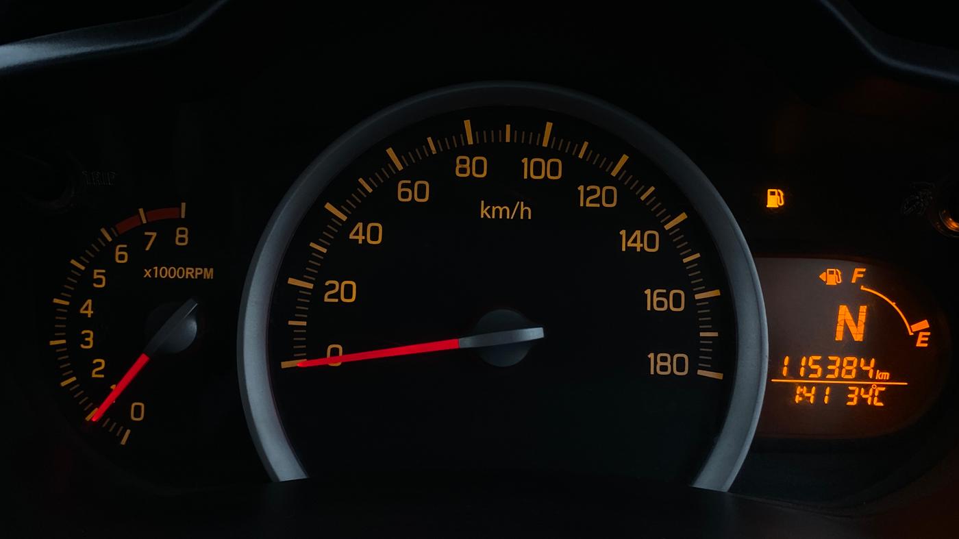 2015 Maruti Celerio VXI AMT, Petrol, Automatic, 1,15,381 km, Odometer Image