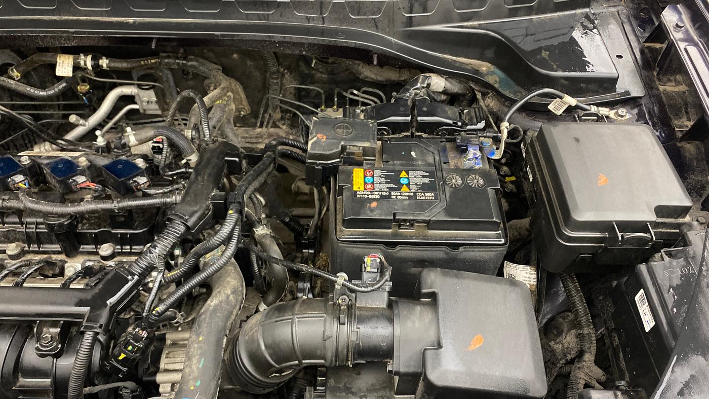 2023 KIA SONET HTK PLUS 1.2 PETROL MT, Petrol, Manual, 23,590 km, Engine View - Left