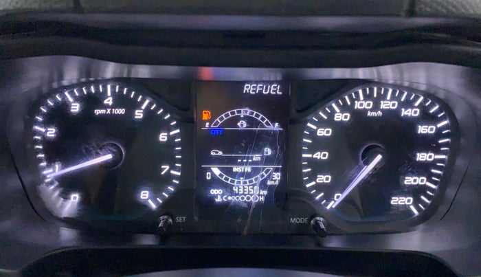 2021 Tata ALTROZ XM PETROL, Petrol, Manual, 43,540 km, Odometer Image