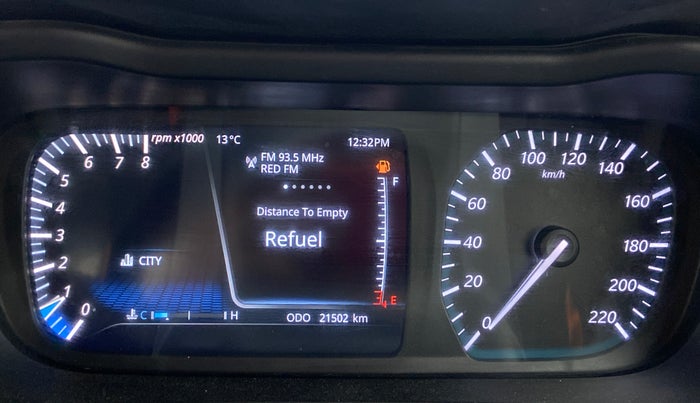 2020 Tata ALTROZ XZ 1.2, Petrol, Manual, 21,479 km, Odometer Image