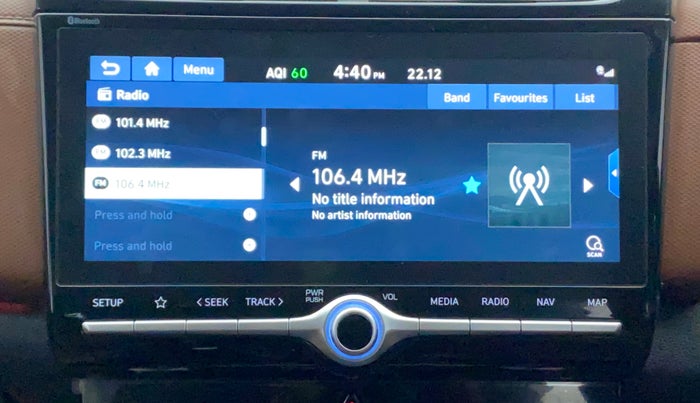 2022 Hyundai ALCAZAR 1.5 SIGNATURE (O) AT 7STR, Diesel, Automatic, 40,094 km, Infotainment System