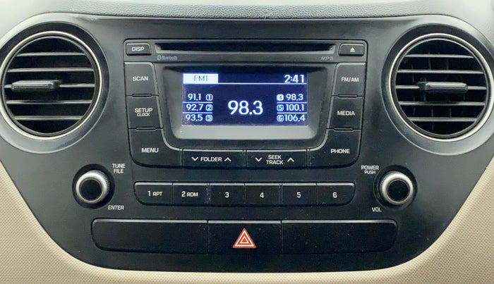 2015 Hyundai Xcent SX 1.2 (O), Petrol, Manual, 92,511 km, Infotainment System