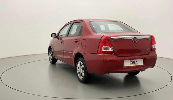 2012 Toyota Etios G, Petrol, Manual, 57,600 km, Left Back Diagonal
