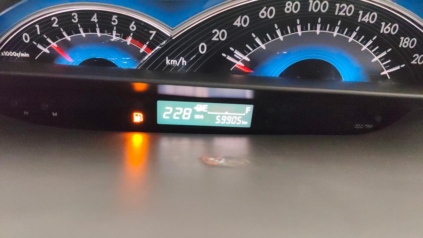 2015 Toyota Etios Liva G, Petrol, Manual, 59,880 km, Odometer Image