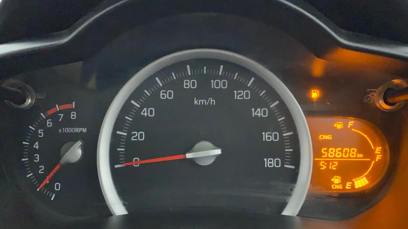 2021 Maruti Celerio VXI CNG, CNG, Manual, 58,671 km, Odometer Image