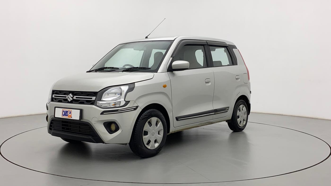 2019 Maruti New Wagon-R VXI 1.2, CNG, Manual, 74,156 km, Left Front Diagonal