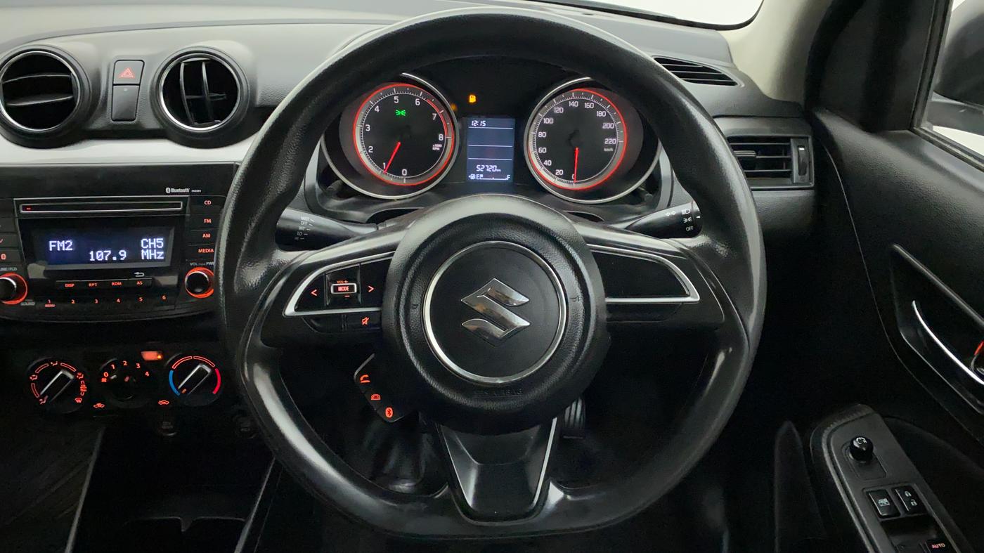 2019 Maruti Swift VXI, Petrol, Manual, 52,797 km, Steering Wheel Close Up
