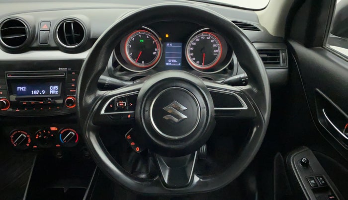 2019 Maruti Swift VXI, Petrol, Manual, 52,797 km, Steering Wheel Close Up