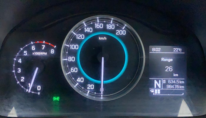 2018 Maruti IGNIS ZETA 1.2 AMT DUAL TONE, Petrol, Automatic, 98,476 km, Odometer Image