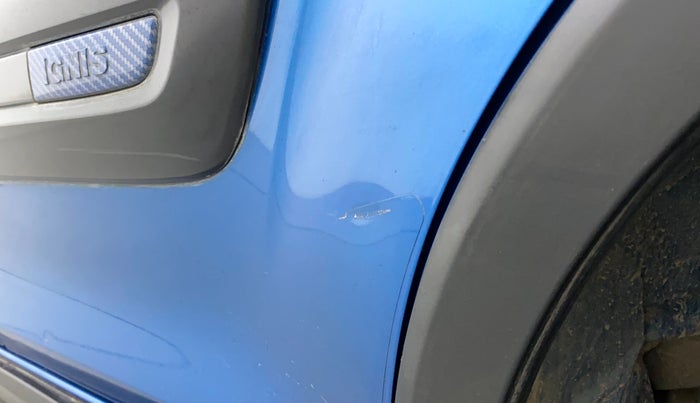 2018 Maruti IGNIS ZETA 1.2 AMT DUAL TONE, Petrol, Automatic, 98,476 km, Rear left door - Slightly dented