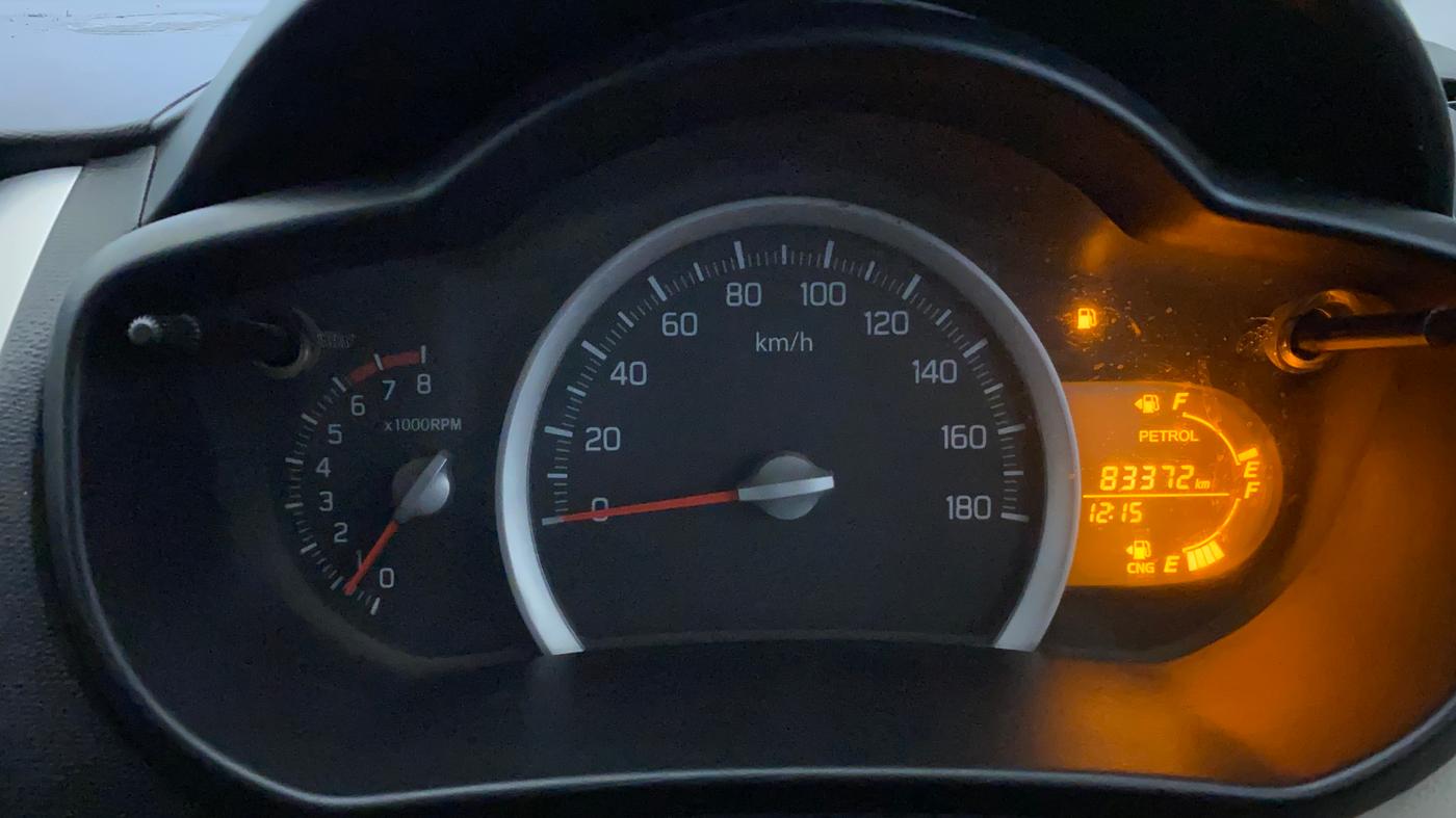 2017 Maruti Celerio VXI CNG, CNG, Manual, 83,425 km, Odometer Image