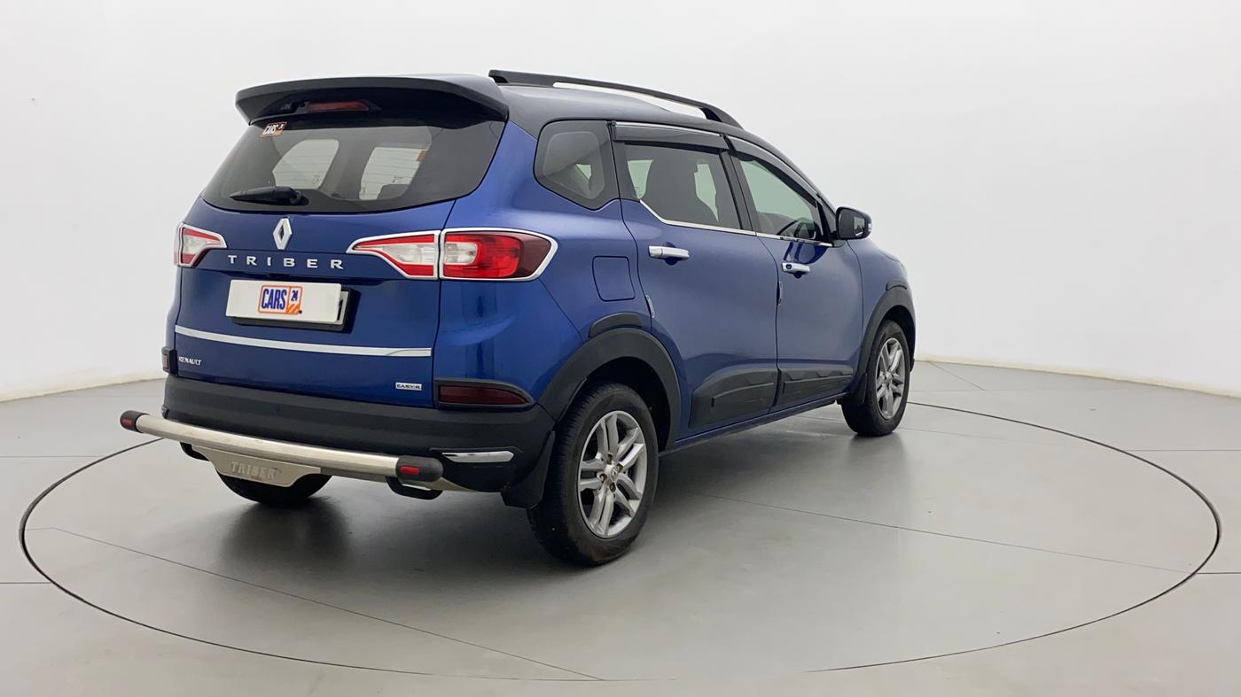 2021 Renault TRIBER RXZ AMT DUAL TONE, Petrol, Automatic, 11,400 km, Right Back Diagonal