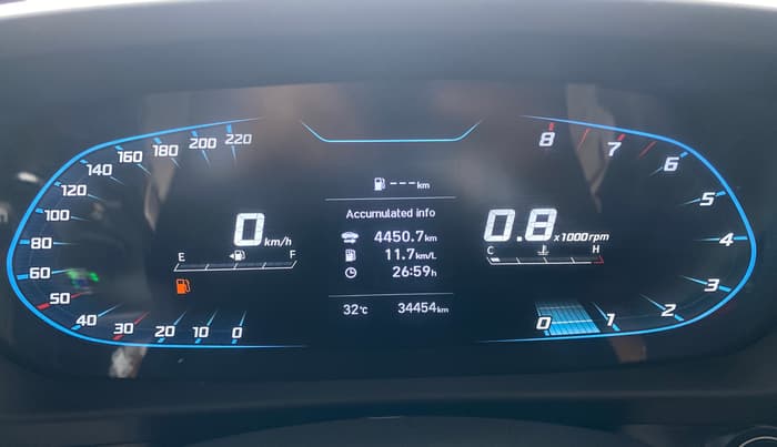 2021 Hyundai NEW I20 ASTA (O) 1.2 MT, Petrol, Manual, 34,454 km, Odometer Image