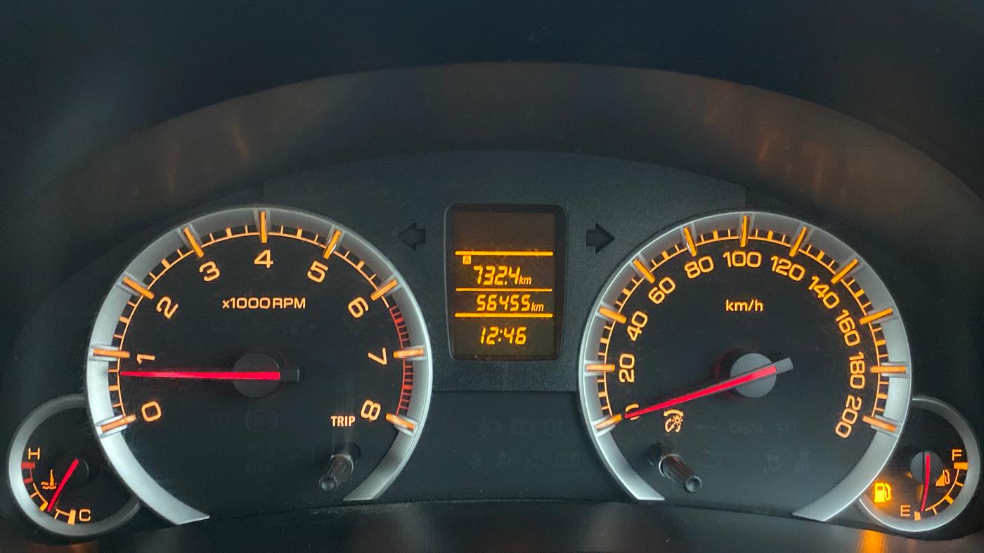 2014 Maruti Swift Dzire VXI, Petrol, Manual, 56,455 km, Odometer Image