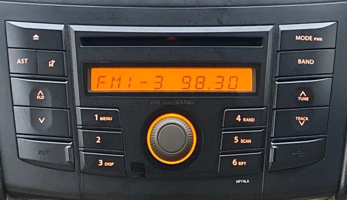 2014 Maruti Swift Dzire VXI, Petrol, Manual, 56,455 km, Infotainment System