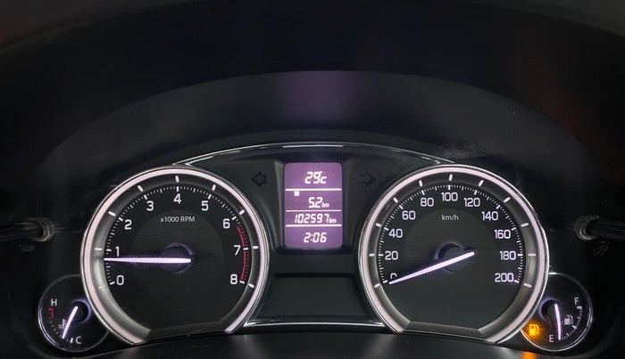 2015 Maruti Ciaz VXI, Petrol, Manual, 1,02,597 km, Odometer Image