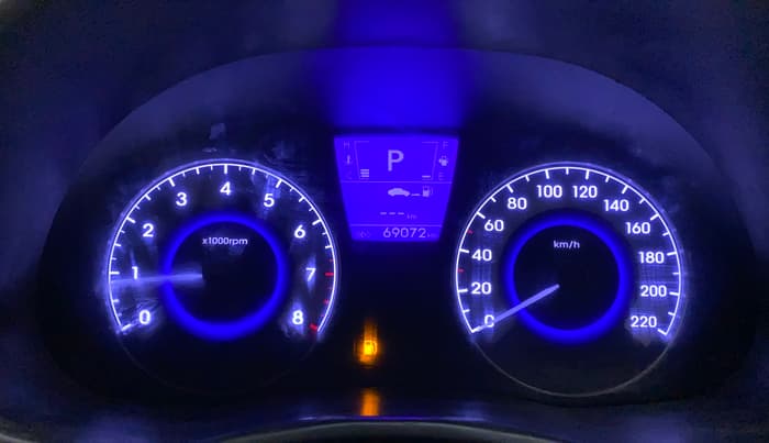 2013 Hyundai Verna FLUIDIC 1.6 VTVT SX OPT AT, Petrol, Automatic, 69,066 km, Odometer Image