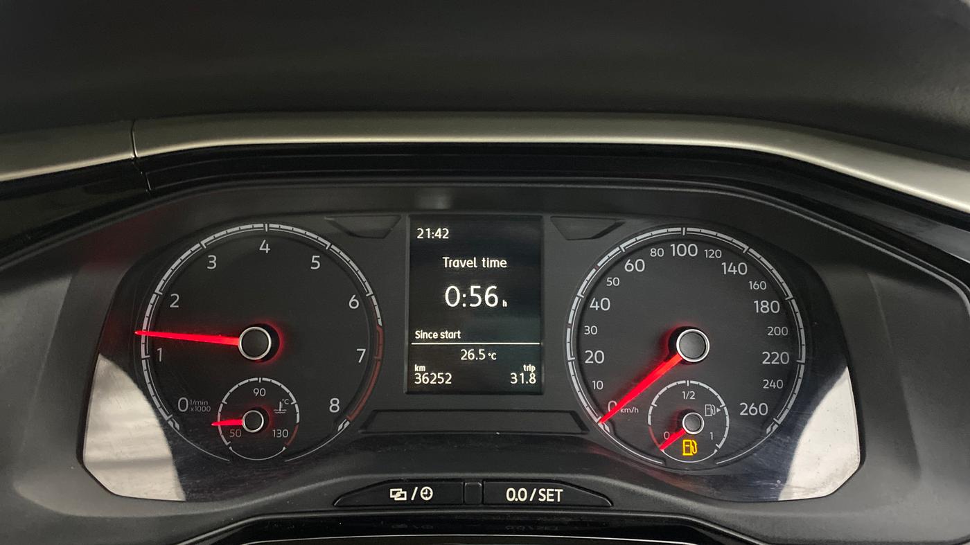 2022 Volkswagen VIRTUS HIGHLINE TSI 1.0 MT, Petrol, Manual, 36,251 km, Odometer Image
