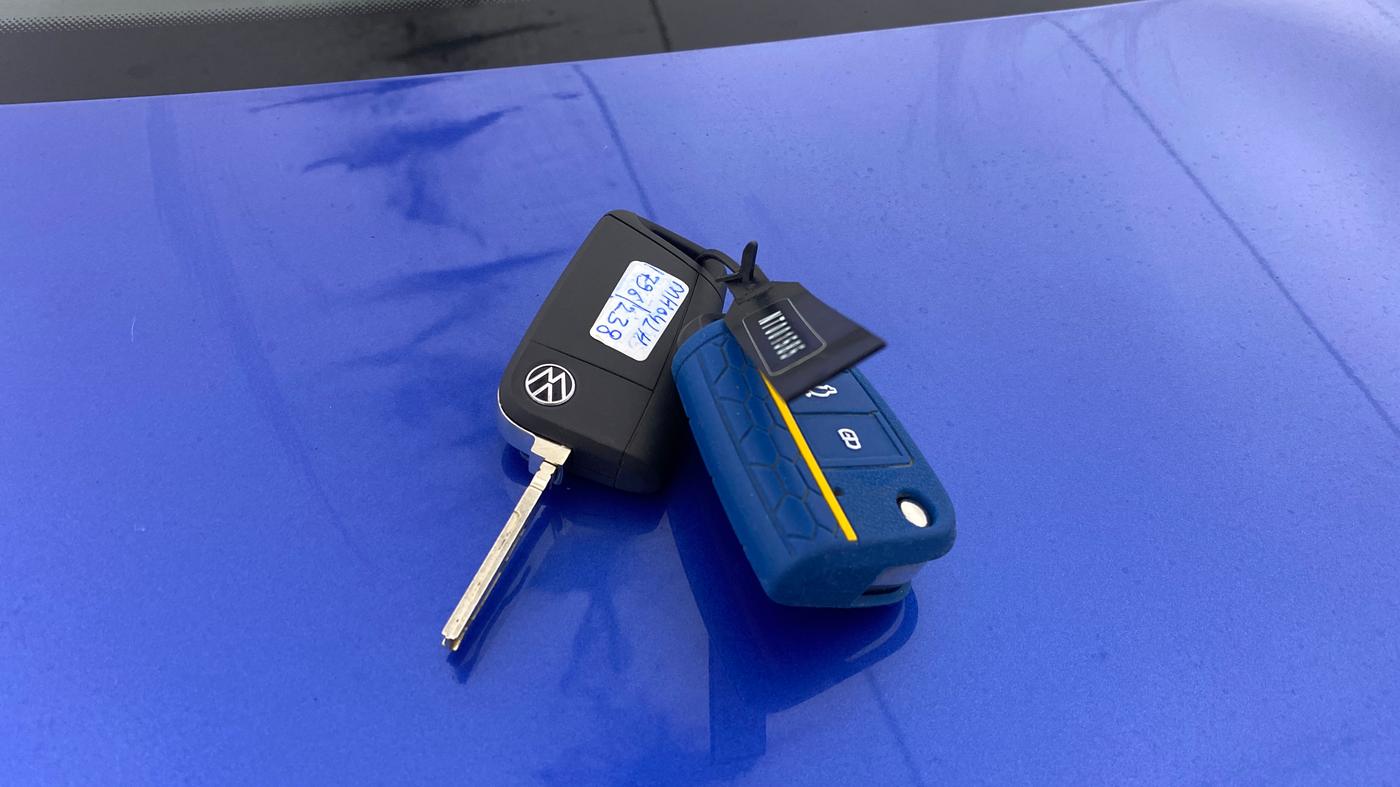 2022 Volkswagen VIRTUS HIGHLINE TSI 1.0 MT, Petrol, Manual, 36,251 km, Key Close Up