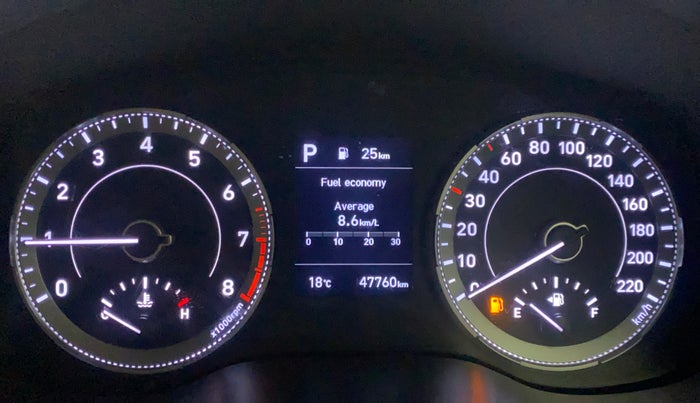 2021 Hyundai VENUE SX PLUS 1.0 TURBO DCT, Petrol, Automatic, 47,760 km, Odometer Image