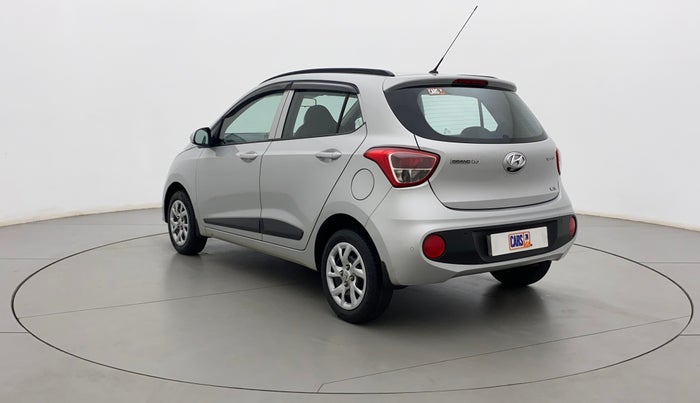 2017 Hyundai Grand i10 SPORTZ (O) 1.2 KAPPA VTVT, Petrol, Manual, 53,261 km, Left Back Diagonal