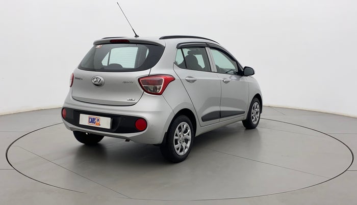 2017 Hyundai Grand i10 SPORTZ (O) 1.2 KAPPA VTVT, Petrol, Manual, 53,261 km, Right Back Diagonal