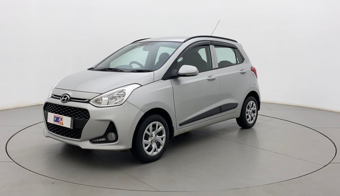 2017 Hyundai Grand i10 SPORTZ (O) 1.2 KAPPA VTVT, Petrol, Manual, 53,261 km, Left Front Diagonal